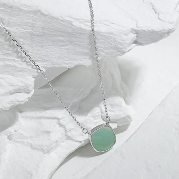 Enamel Droplet Necklace