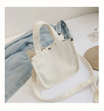 Load image into Gallery viewer, Canvas Shoulder Cotton Tote Bag
