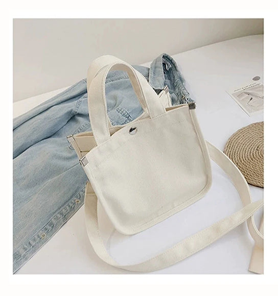 Canvas Shoulder Cotton Tote Bag