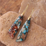 Load image into Gallery viewer, Turquoise Dangle Earrings
