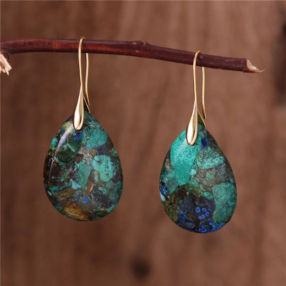 Teardrop Dangle Hook Earrings