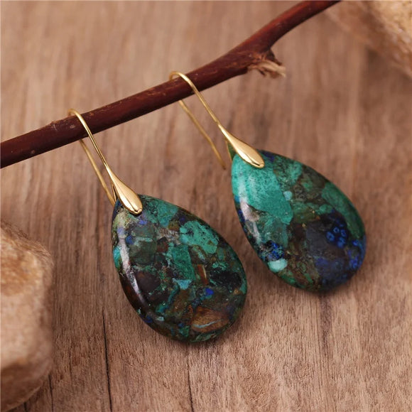 Teardrop Dangle Hook Earrings