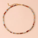 Load image into Gallery viewer, Bamboo Tube Beads Choker Necklaces
