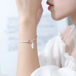 Load image into Gallery viewer, Pink Crystal Bracelet
