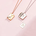 Load image into Gallery viewer, love Envelope Necklace
