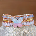 Load image into Gallery viewer, Butterfly 3 wraps bracelet
