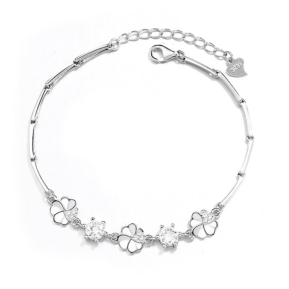 Silver 925 Flower Bracelet