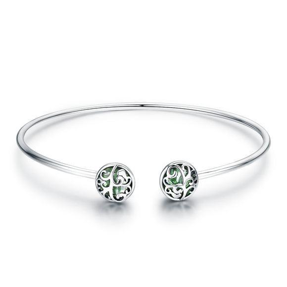 green zirconia bracelet