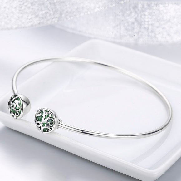 green zirconia bracelet