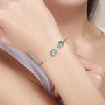 Load image into Gallery viewer, green zirconia bracelet
