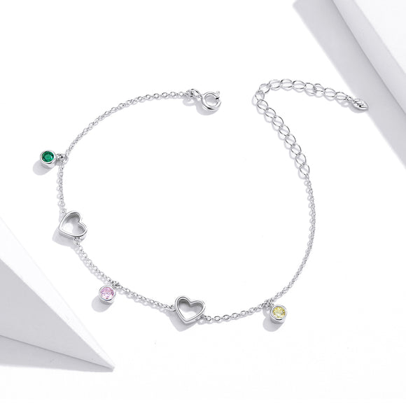 heart balls bracelet