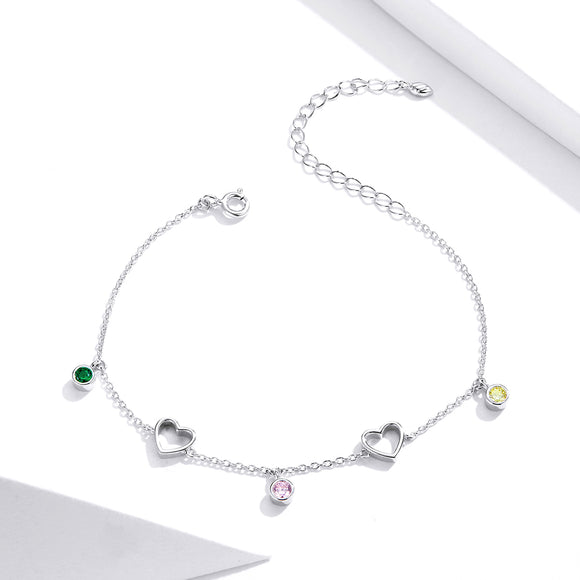 heart balls bracelet