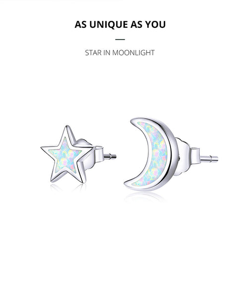 star in moonlight earring