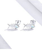 Load image into Gallery viewer, fish bone earring
