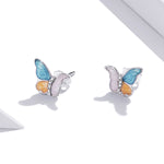 Load image into Gallery viewer, Colorful butterfly earring
