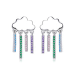 Load image into Gallery viewer, Rainbow Rain earring
