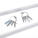 Load image into Gallery viewer, Rainbow Rain earring
