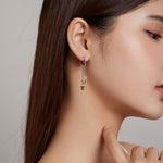 Load image into Gallery viewer, Butterfly  long earring
