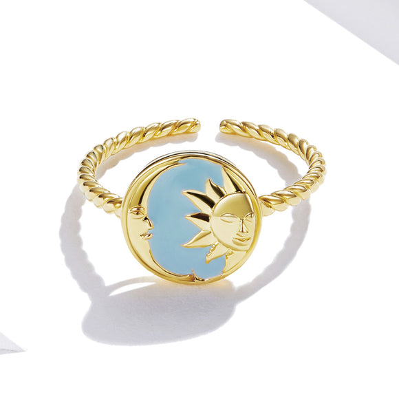 Shining sun ring