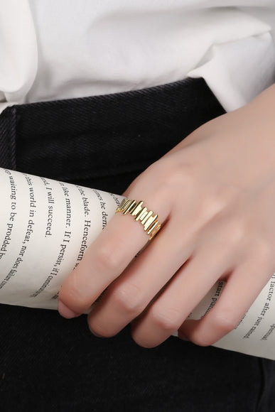 Vertical Stripe ring