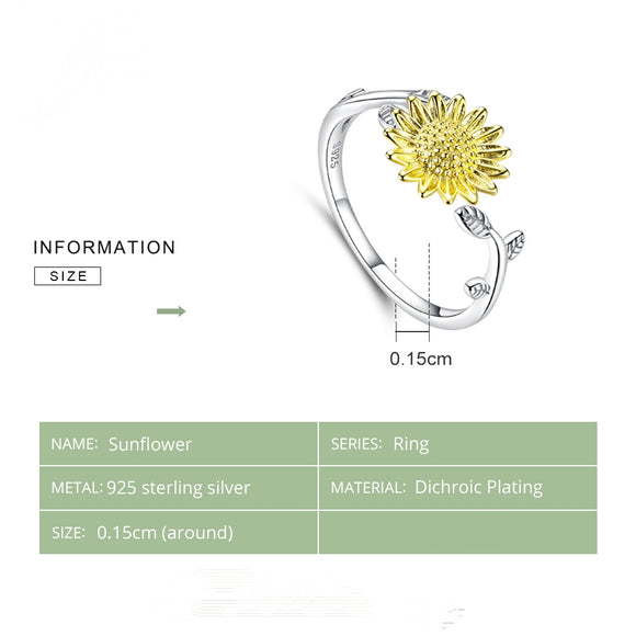 Sunflower ring